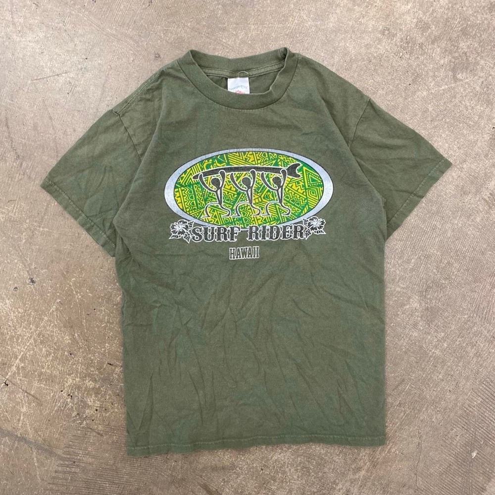 Vintage Hawaii Surf Rider 90s Tennessee River Surfwear T-Shirt Size Small